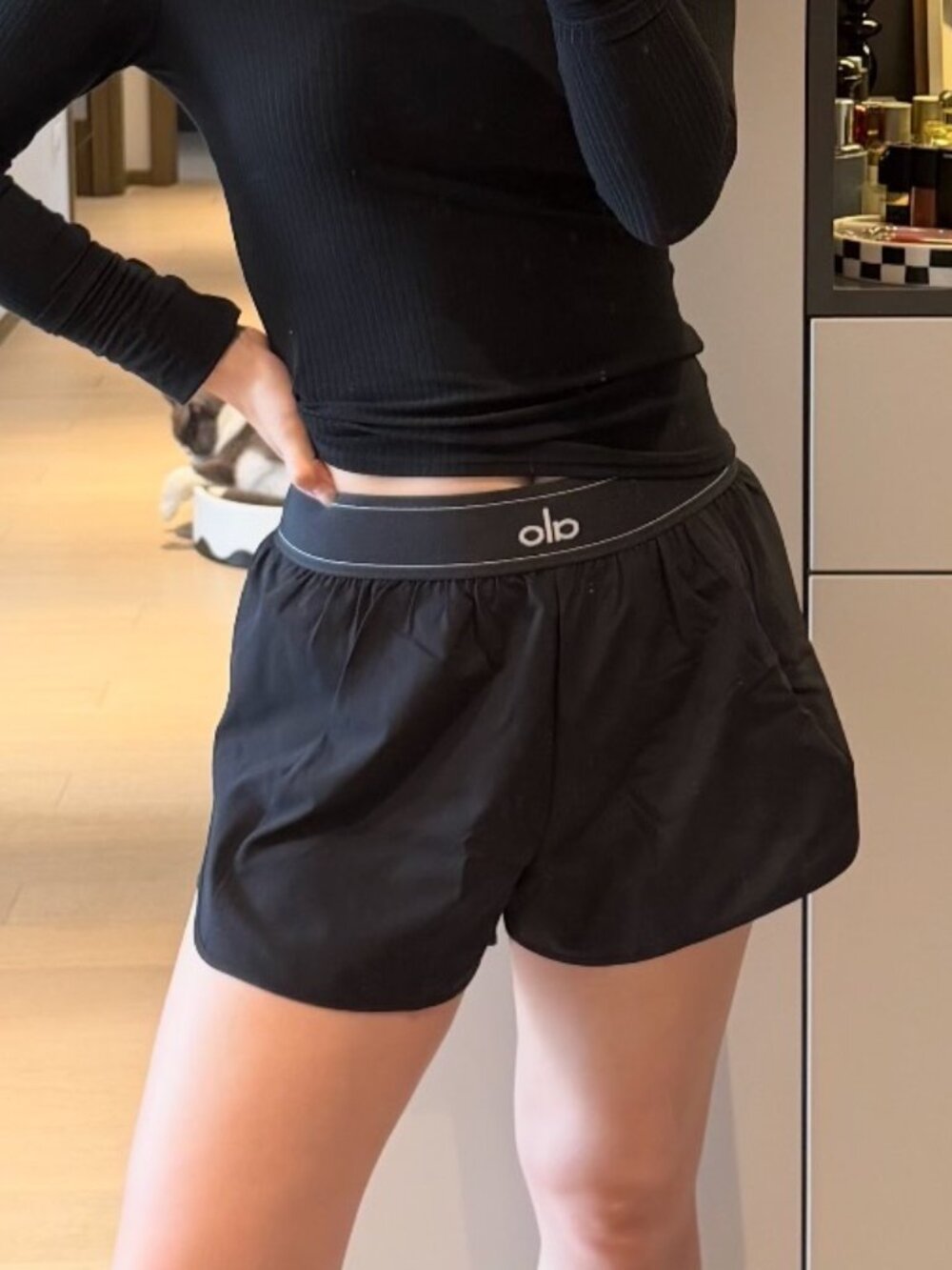 NWT🎪ALO Yoga Sporty Match Point Short Black Tennis Active Shorts🎾
